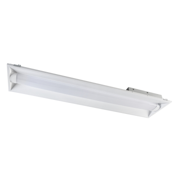 Keystone 1x4 LED Center Basket Troffer - 4,550 Max Lumens - 24 | 30 | 35W - 120-277V