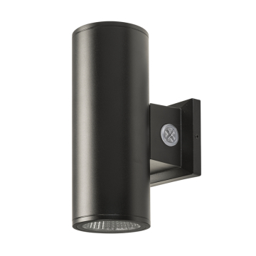Keystone Sentinel 4” Direct/Indirect Wall Mount Cylinder - Photocell - 12 | 16 | 20W - CCT Selectable - 120-277V - Black