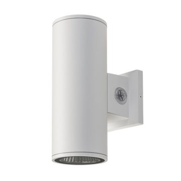Keystone Sentinel 4” Direct/Indirect Wall Mount Cylinder - Photocell - 12 | 16 | 20W - CCT Selectable - 120-277V - White