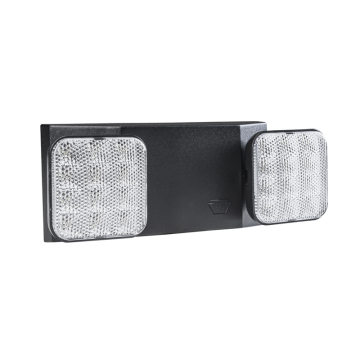 Keystone LED Emergency Light - 6500K - Battery Backup - 120-277V - Black