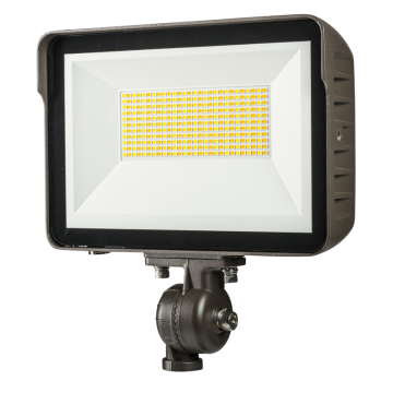 Keystone XFit Compact LED Flood Light - 60W - CCT Selectable - 120-277V - Bronze - TAA Compliant