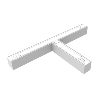 Keystone Linta LED Linear Architectural T Connector - Up & Down Light - 23 | 30 | 37W - CCT Selectable - 4,625 Lumens - 120-277V - White