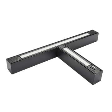 Keystone Linta LED Linear Architectural T Connector - Up & Down Light - 23 | 30 | 37W - CCT Selectable - 4,625 Lumens - 120-277V - Black