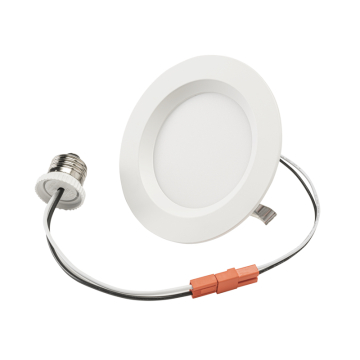 Keystone Aviva 4" Round LED Wafer Retrofit Downlight - Regressed Smooth Trim - Wattage & CCT Selectable - 120V - White
