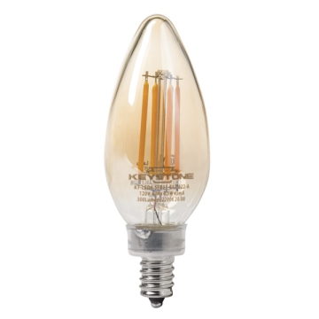 Keystone B11 LED Filament Bulb - E12 - 5.5W - 2200K - Amber