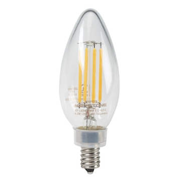 Keystone B11 LED Filament Bulb - E12 - 4.5W - 2700K - Clear