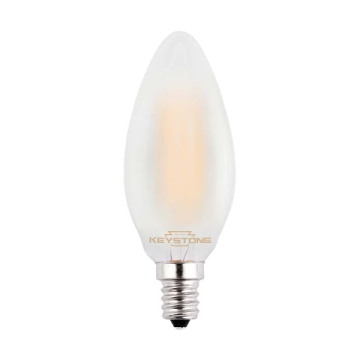 Keystone B11 LED Filament Bulb - E12 - 5.5W - 3000K - Frosted