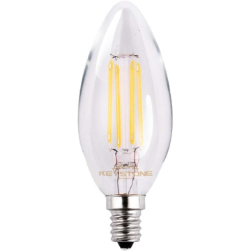Keystone B11 LED Filament Bulb - E12 - 5.5W - 3000K - Clear