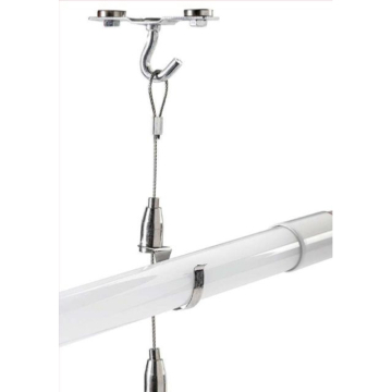 Keystone Cable Mount Accessory for 96"+ Sign Hero T8 Tubes - 1 to 4 Lamp Installation