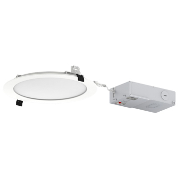 Keystone LED Slim Wafer Downlight - 8" Round - CCT Selectable - 23W - 120V - Phase Dimming