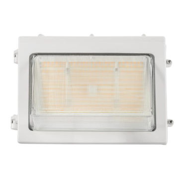 Keystone XFit Traditional LED Wall Pack - 80W - CCT Selectable - 120-277V - White