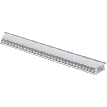 Task Lighting 90" Recessed Aluminum Mounting Channel for LED Tape Light - Frosted Lens