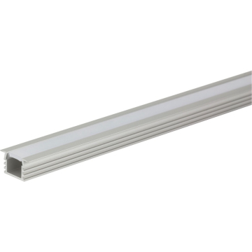 Task Lighting 48" Extra-Depth Recessed 002 Mounting Channel for LED Tape Light - Frosted Lens