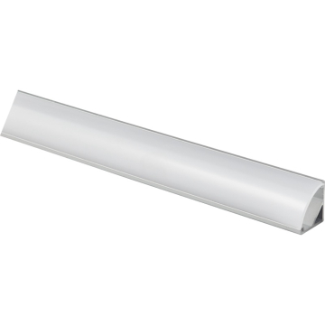 Task Lighting 90" Angled Aluminum Mounting Channel for LED Tape Light - Frosted Lens