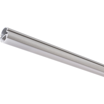 Task Lighting 90" Lighted Closet Rod Profile - Frosted Lens - Satin Nickel