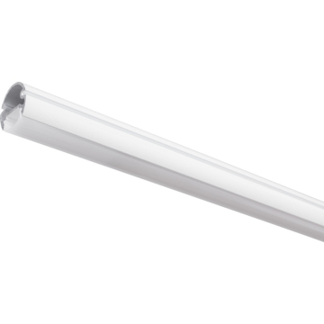 Task Lighting 90" Lighted Closet Rod Profile - Frosted Lens - White