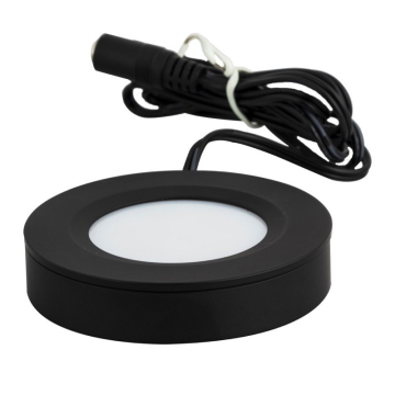 Task Lighting 3W LED Puck Light - 5000K - 180 Lumens - 12V - Black