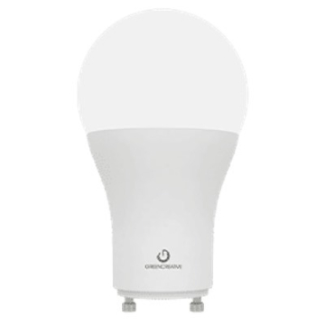 Green Creative High CRI LED A19 Lamp - GU24 Base - 9W - 3000K - 820 Lumens - 120V