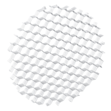 ELCO Lighting White Hex Louver for Koto LED Downlight Modules