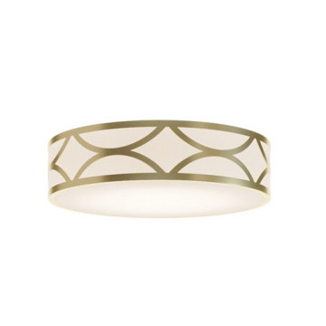 AFX Lake 16" 3-Light Flush Mount - 120V - Gold