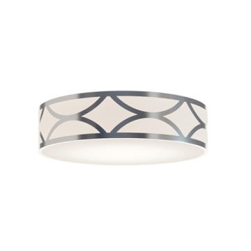 AFX Lake 24" Flush Mount - 120V - Painted Nickel