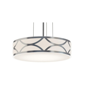AFX Lake 16" LED Pendant Light - CCT Selectable - 120-277V - Painted Nickel