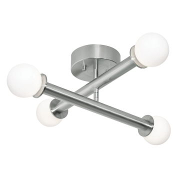 AFX Lane 20" LED Flush Mount - 1,830 Lumens - 30W - CCT Selectable - 120-277V - Satin Nickel