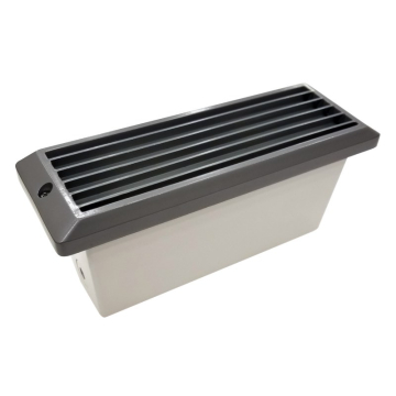 NSL 5W LED Brick Star Step Light - Louver Cover - 3000K - 468 Lumens - 120V - Bronze