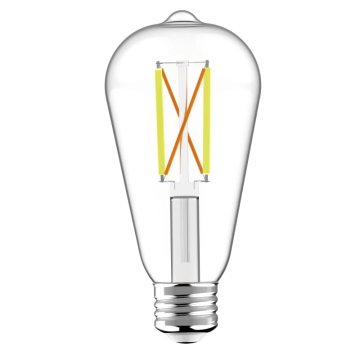 RAB 6W Filament LED ST19 Lamp - Lightcloud Blue - 22K thru 45K - 120V
