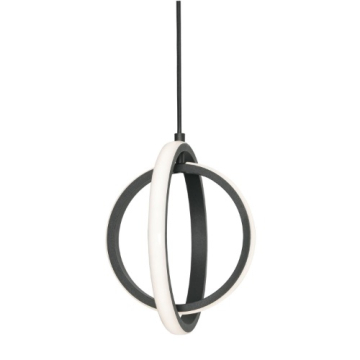 AFX Lock 9" LED Pendant - 3000K - 120V - Black