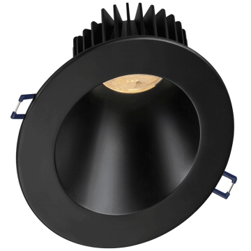 Lotus 5" Sloped Deep Regressed LED Downlight - 30° Slope - 15W - 2700K - 1,380 Lumens - 120V - Black