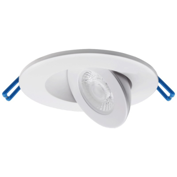 Lotus 2" Floating Gimbal LED Downlight - 5W - CCT Selectable - 420 Lumens - 120V - White