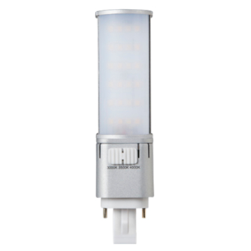 Light Efficient Design 2-Pin LED PL Retrofit Lamp - G23-2 Base - 7W - CCT Selectable - 950 Lumens - Horizontal - 120-277V