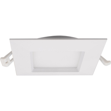 Lotus 9W 4" Square Regressed Baffle LED Downlight - CCT Selectable - 750 Lumens - 120V