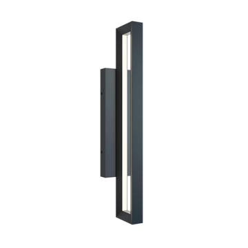 AFX Liam 24" LED Outdoor Wall Sconce - CCT Selectable - 120-277V - Black