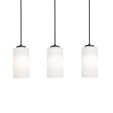AFX Leo 3-Light Linear Pendant - 120V - Black