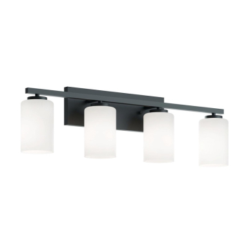 AFX Leo 31" Medium Base Vanity Light - 120V - Black