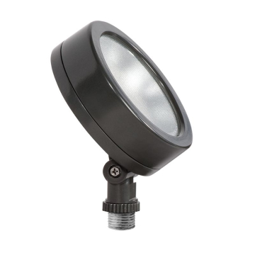 RAB 13W Leslie LED Bullet Flood Light - 5000K - 1,169 Lumens - 120V - Bronze