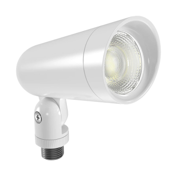 RAB LF34 Small Field-Adjustable LED Landscape Flood - 8W - CCT Selectable - 120V - White