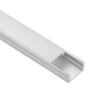 Lotus 48" Surface Mount Aluminum Mounting Channel with White Diffused Cover Lotus 48" Surface Mount Aluminum Mounting Channel with White Diffused Cover