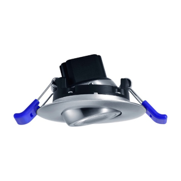 Lotus 2" Eyeball Gimbal LED Downlight - 5W - 2700K - 380 Lumens - 24V - Brushed Nickel