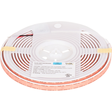 Task Lighting Neon LED Tape Light Top Bend - 16FT - 4000K - 3.6W/FT - 225 Lumens/FT - 24V