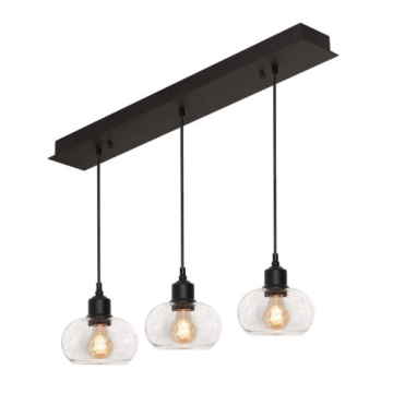 AFX Laney 3-Light Linear Pendant - 120V - Black