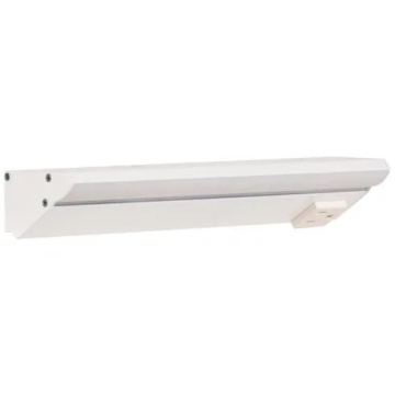 Task Lighting 10.5" 5W Lighted Power Strip - 1 Receptacle - CCT Tunable (27K thru 50K) - 12V - White