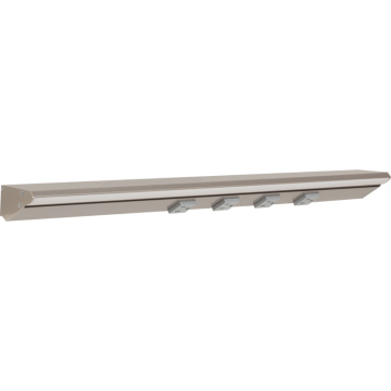 Task Lighting 24.5" 12W Lighted Power Strip - 4 Receptacles - CCT Tunable (27K thru 50K) - 12V - Satin Nickel