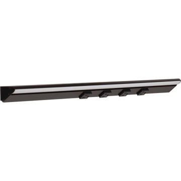 Task Lighting 24.5" 12W Lighted Power Strip - 4 Receptacles - 4000K - 1,200 Lumens - 12V - Black