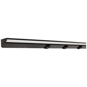 Task Lighting 42.5" 21W Lighted Power Strip - 5 Receptacles - CCT Tunable (27K thru 50K) - 12V - Black
