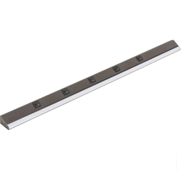 Task Lighting 42.5" 21W Lighted Power Strip - 5 Receptacles - 2700K - 2,100 Lumens - 12V - Bronze