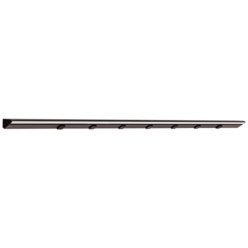 Task Lighting 60.5" 30W Lighted Power Strip - 7 Receptacles - 2700K - 3,000 Lumens - 12V - Black