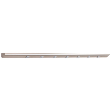 Task Lighting 60.5" 30W Lighted Power Strip - 7 Receptacles - 2700K - 3,000 Lumens - 12V - Satin Nickel